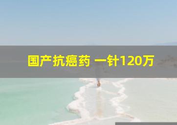 国产抗癌药 一针120万